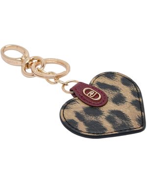 Liu Jo Schlüsselanhänger Heart Key Ring Af5207 E0419 09155 - Braun