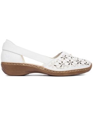 Rieker Halbschuhe Ceo-41356-80 - Weiß