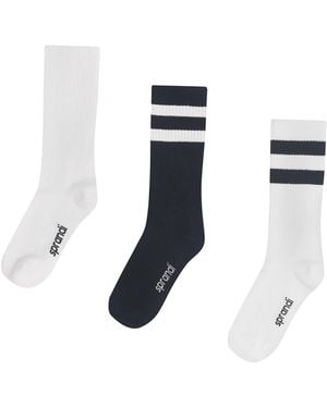Sprandi 3Er-Set Hohe -Socken 0Ub-002-Aw23 (3-Pack) - Weiß