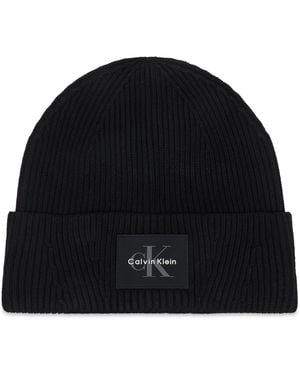 Calvin Klein Mütze Monologo Lv04D8096G - Schwarz