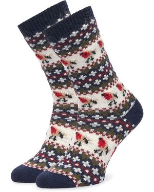 Barbour Lange Socken Robin Fair Isle Lso0077Ny55 - Blau