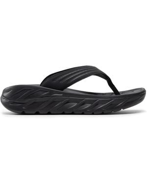 Hoka One One Zehentrenner Ora Recovery Flip 1099675 - Schwarz