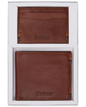 Barbour Geldbörse Und Kartenetui Set Mgs0082Br11 - Braun
