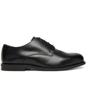 Calvin Klein Halbschuhe Ess Rubber Derby Lth Hm0Hm02056 - Schwarz