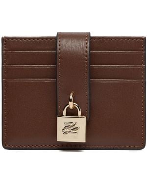 Karl Lagerfeld Kreditkartenetui B1W32025 - Braun