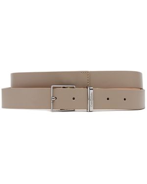 Calvin Klein Gürtel Branded Loop Square Belt 2.5 K60K612866 - Grau
