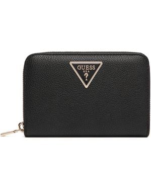 Guess Große Damen Geldbörse Laurel Ii Slg Swbg74 59140 - Schwarz