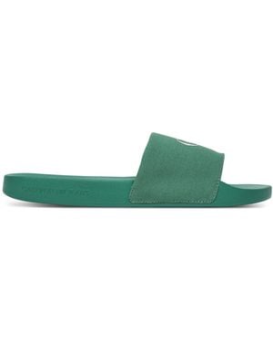 Calvin Klein Pantoletten Slide Monologo Cv Ym0Ym01367 - Grün
