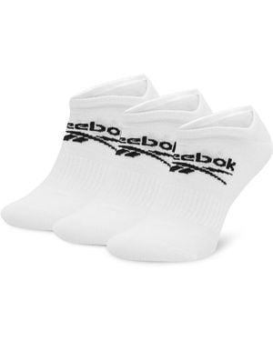 Reebok 3Er-Set Niedrige -Socken R0353-Ss24 (3-Pack) Weiß