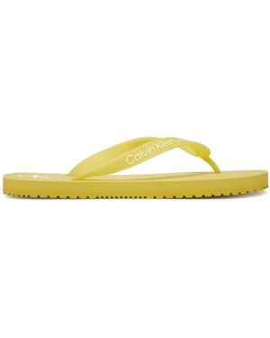 Calvin Klein Zehentrenner Beach Sandal Transparent Tpu Yw0Yw01829 - Gelb
