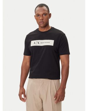ARMANI EXCHANGE T-Shirt Xm001425 Af10361 Uc001 Regular Fit - Schwarz