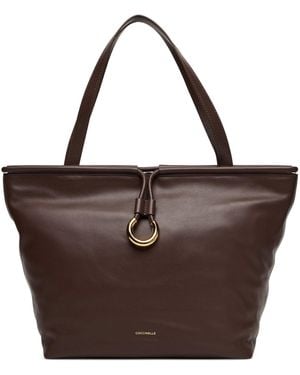 Coccinelle Handtasche Bag Smoth L E1 T1F 11 01 01 - Braun