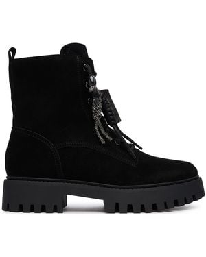 Guess Schnürstiefeletten Flffiz Sue10 - Schwarz