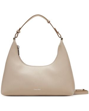 Calvin Klein Handtasche Foil Logo Conv Shou?Lder Bag Lv04F3272G - Grau
