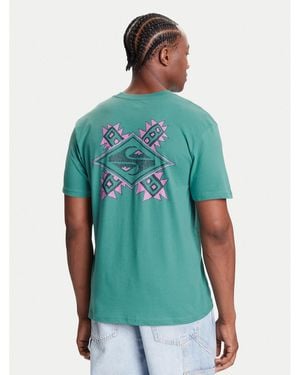 Quiksilver T-Shirt Ev Swell Ovation Ss Eqyzt08187 Comfort Fit - Grün