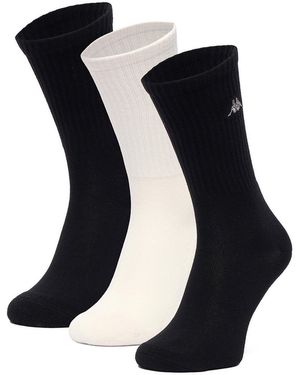 Kappa Lange Socken Ceo_As__008_W_Aw25 (3 -Pack) - Schwarz