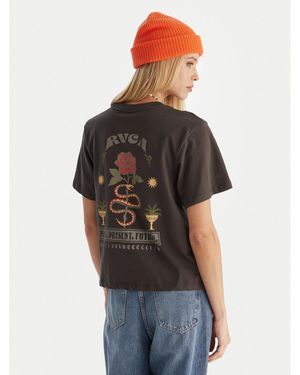 RVCA T-Shirt Evjzt00166 Regular Fit - Schwarz