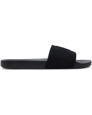 Calvin Klein Pantoletten Slide Hf Mono Cv Ym0Ym01282 - Schwarz