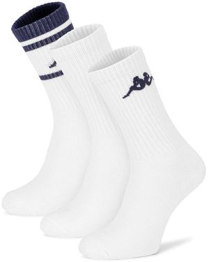 Kappa Lange Socken Kr_Ankle_Ss25 (3-Pack) - Weiß