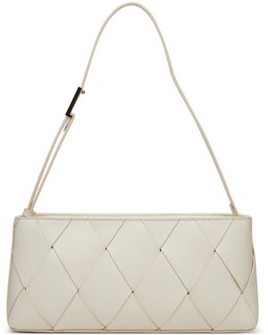 Calvin Klein Handtasche Ck Woven Elongated Shoulder Bag K60K612992 - Grau