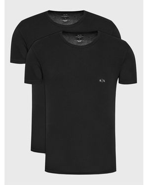 ARMANI EXCHANGE 2Er-Set T-Shirts 956005 Cc282 07320 Slim Fit - Schwarz