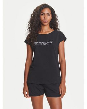 Emporio Armani Pyjama Ew000495 Af10881 Uc001 Regular Fit - Schwarz