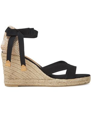 Castañer Espadrilles Bailey 025676 - Schwarz