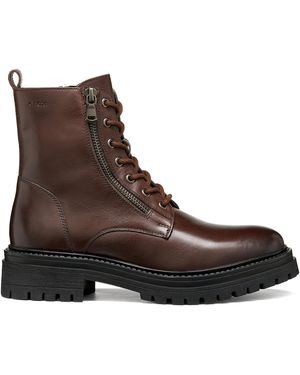 Geox Schnürstiefeletten D Iridea D16Hrf 00039 C6013 - Braun