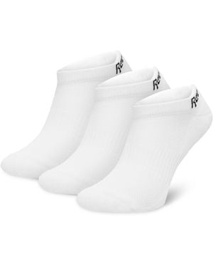 Reebok 3Er-Set Niedrige -Socken R0356-Ss24 (3-Pack) Weiß
