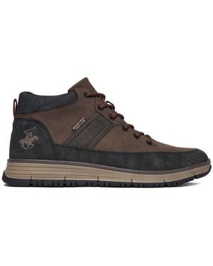 Beverly Hills Polo Club Schnürschuhe Ceo-24Ac595 - Braun