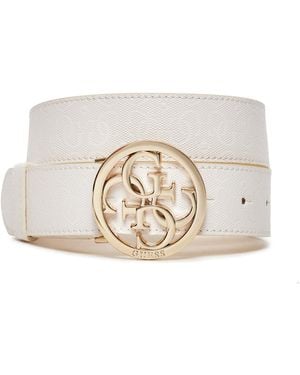 Guess Damengürtel Yarmilla (Gg) Belts Bw9144 P4335 Weiß - Mettallic