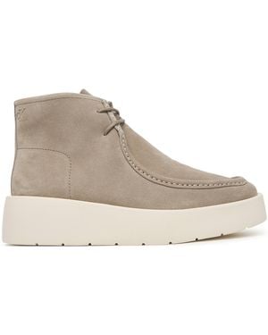 Calvin Klein Schnürschuhe Flatf Lace Up Apr Cut Boot Hw0Hw03273 - Grau