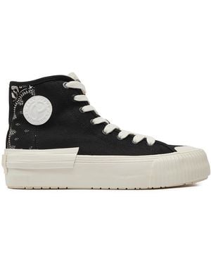 Pepe Jeans Sneakers Aus Stoff Samoi Divided Pls31554 - Schwarz