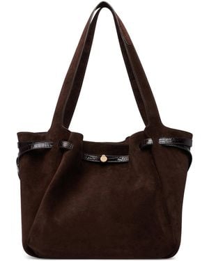 Tory Burch Handtasche Romy Suede Tote 186348 - Braun