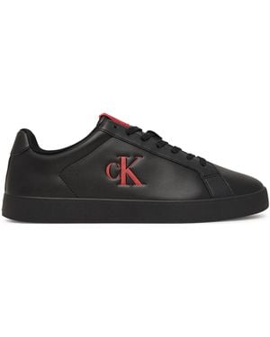 Calvin Klein Sneakers 3 Cupsole Derby Pu Smo Hm0Hm02458 - Schwarz