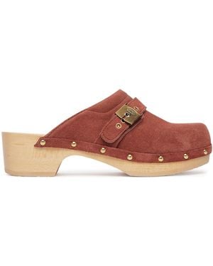 Scholl Pantoletten Pescura Clog F32326 - Braun