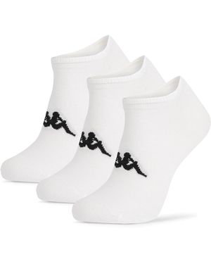 Kappa Kurze Socken Z4441 Aw24 (3-Pack) - Weiß