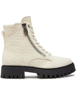 Guess Stiefeletten Fiona Fltfio Fal10 Weiß