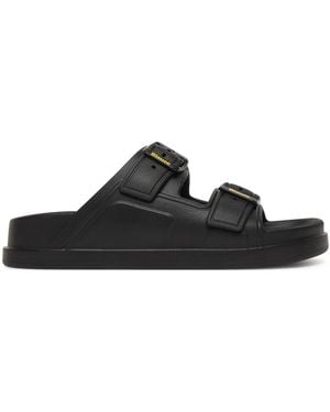 Blauer Pantoletten S6Noma03/Eva - Schwarz