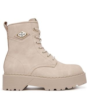 Replay Schnürstiefeletten Gwl63 .000.C001Zs - Natur