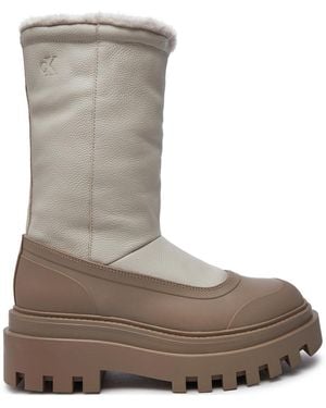 Calvin Klein Schneeschuhe Flatform Chelsea Boot Padded Yw0Yw01558 - Grau