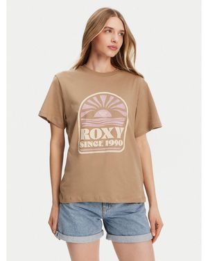 Roxy T-Shirt Erjzt05912 Regular Fit - Braun