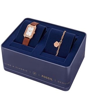 Fossil Uhr Es5377Set - Blau