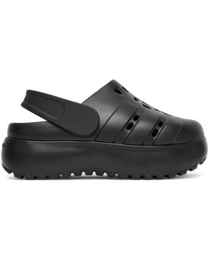 adidas Sandalen Adilette Platform Clogs Jp9577 - Schwarz