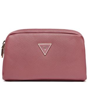 Guess Kosmetiktasche Double Zip Pw1576 P3373 - Lila