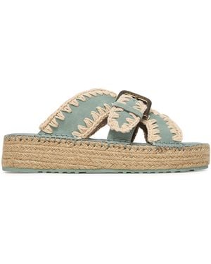 Mou Pantoletten Mu.Sw641003A - Blau