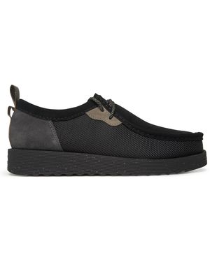 Clarks Halbschuhe Wallabee 26181387 - Schwarz