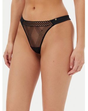 BOSS Stringtanga Eyelet 50540420 - Braun