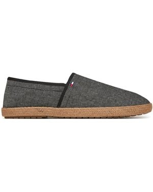 Tommy Hilfiger Espadrilles Hilfiger Chambray Espadrille Fm0Fm05391 - Grau