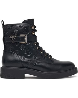 Guess Schnürschuhe Flffei Ele10 - Blau